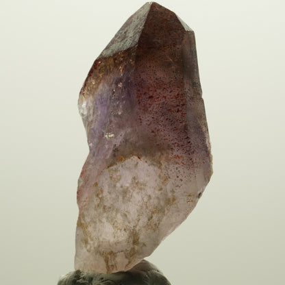 Seltene Phantom Skelett Amethyst mit Eisen Spitze Goboboseb, Namibia 55*26*17mm #15010