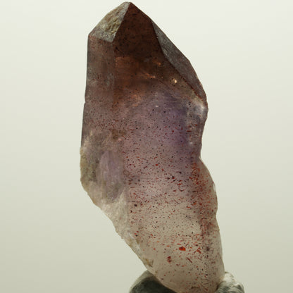 Seltene Phantom Skelett Amethyst mit Eisen Spitze Goboboseb, Namibia 55*26*17mm #15010