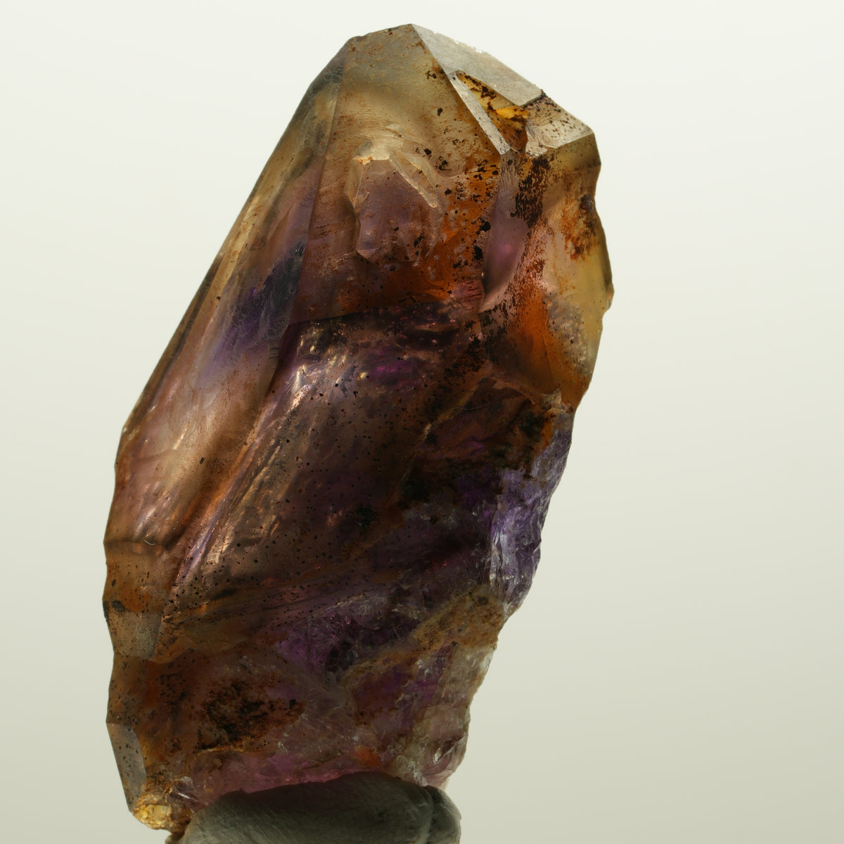 Seltene Skelett Phantom Amethyst Fenster Spitze Brandberg, Namibia 64*33*26mm #15014