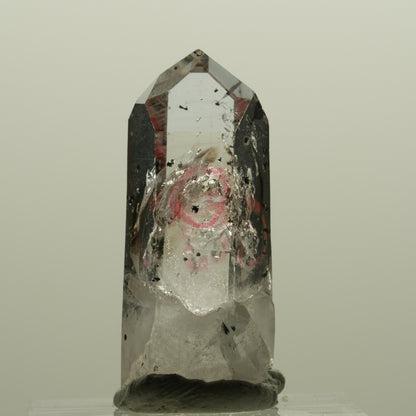 Enhydro Lemurian Phantom Amethyst mit Hämatit, 3x Blase Streep Mine, Namibia 33*14*14mm #15016