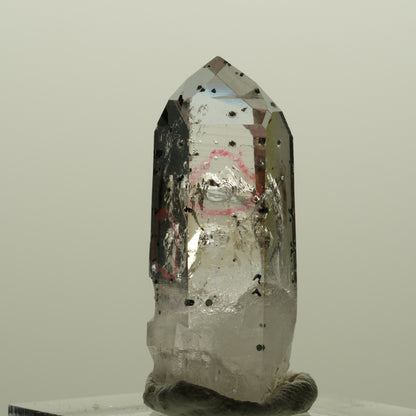 Enhydro Lemurian Phantom Amethyst mit Hämatit, 3x Blase Streep Mine, Namibia 33*14*14mm #15016