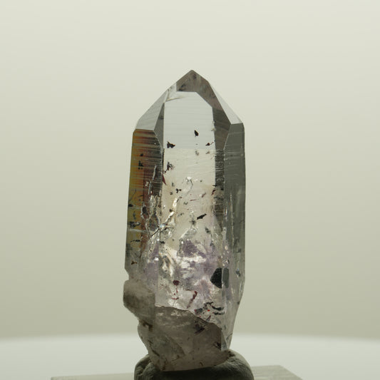 Harlekin Lemurian Phantom Amethyst Spitze Streep Mine, Goboboseb, Namibia 40*18*13mm #15018