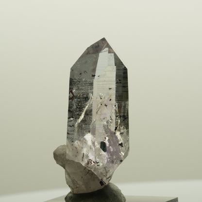 Harlekin Lemurian Phantom Amethyst Spitze Streep Mine, Goboboseb, Namibia 40*18*13mm #15018