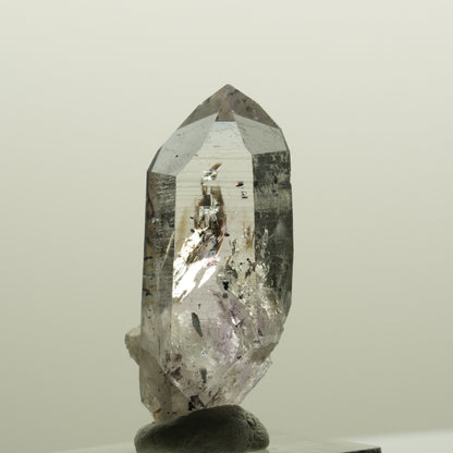 Harlekin Lemurian Phantom Amethyst Spitze Streep Mine, Goboboseb, Namibia 40*18*13mm #15018