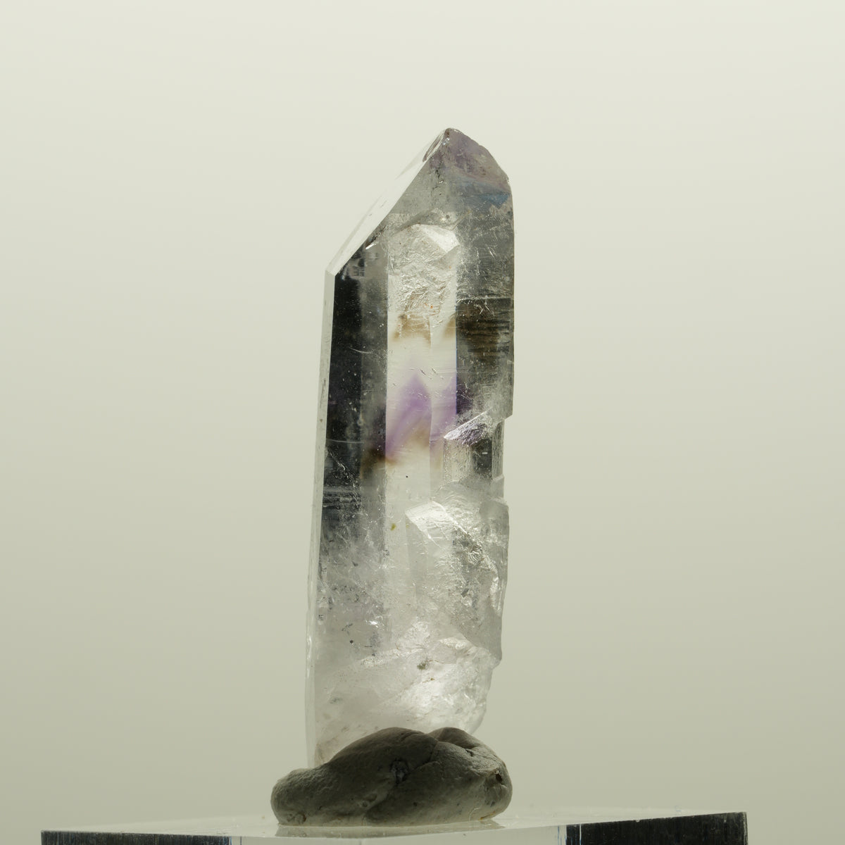 Harlekin Lemurian Phantom Amethyst Spitze Streep Mine, Goboboseb, Namibia 42*13*10mm #15019