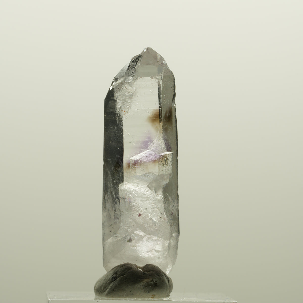 Harlekin Lemurian Phantom Amethyst Spitze Streep Mine, Goboboseb, Namibia 42*13*10mm #15019