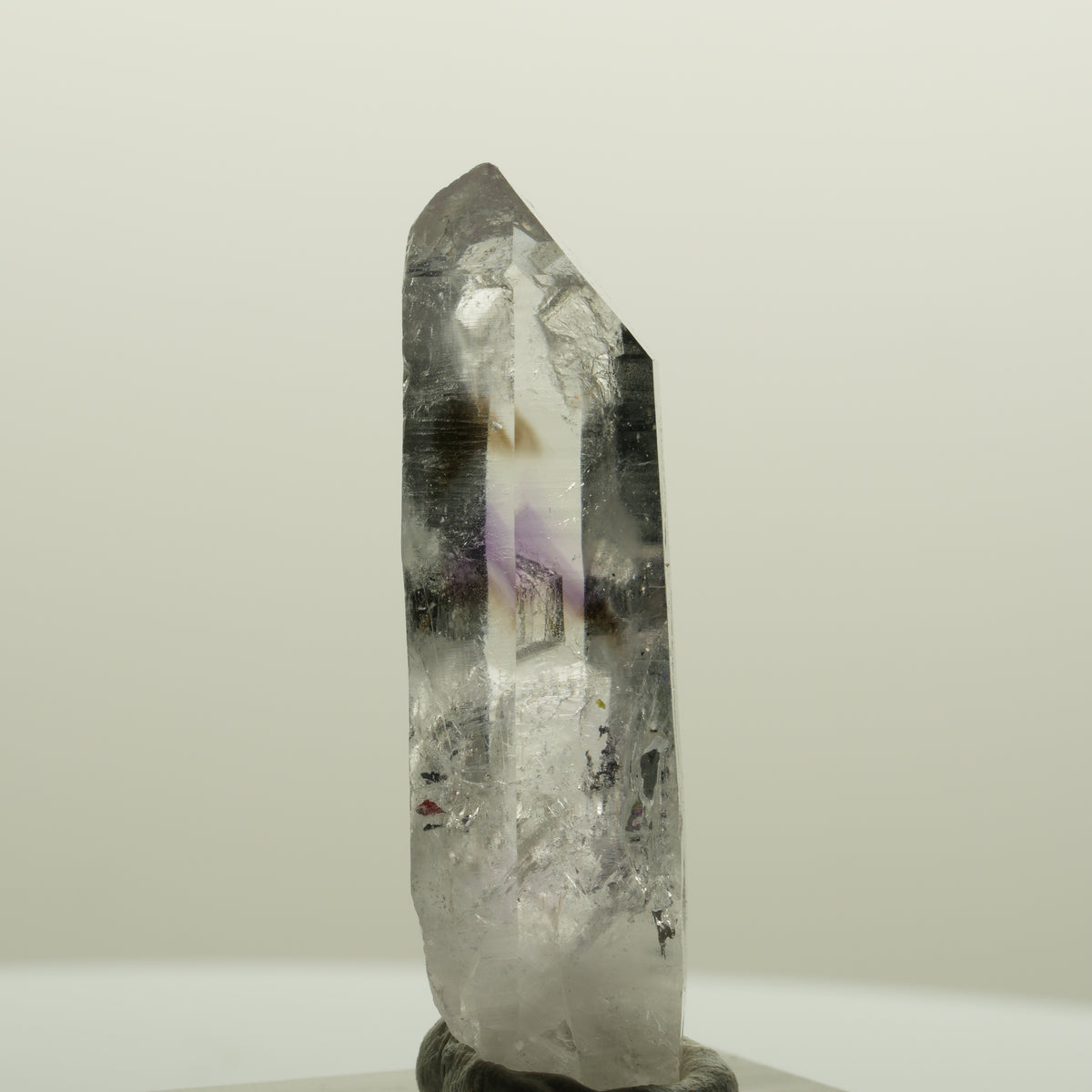 Harlekin Lemurian Phantom Amethyst Spitze Streep Mine, Goboboseb, Namibia 42*13*10mm #15019