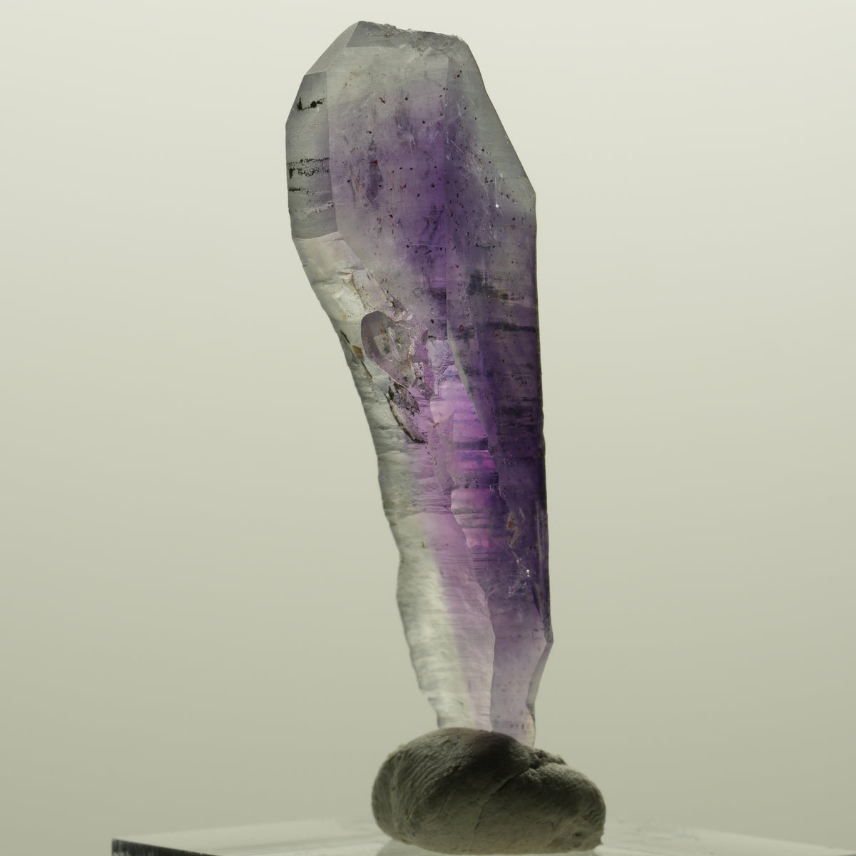Skelett Phantom Amethyst Doppelender (Seltene Formation) Brandberg, Namibia 47*14*13mm #15021