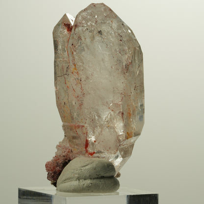Skelett Phantom Rauchquarz Eisen Doppelender auf Matrix Goboboseb, Namibia 54*32*23mm #15022