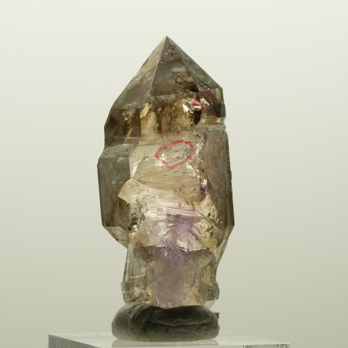 Enhydro Skelett Phantom Amethyst Doppelender Zepter, 3x Blase Goboboseb Namibia 47*21*17mm #15024