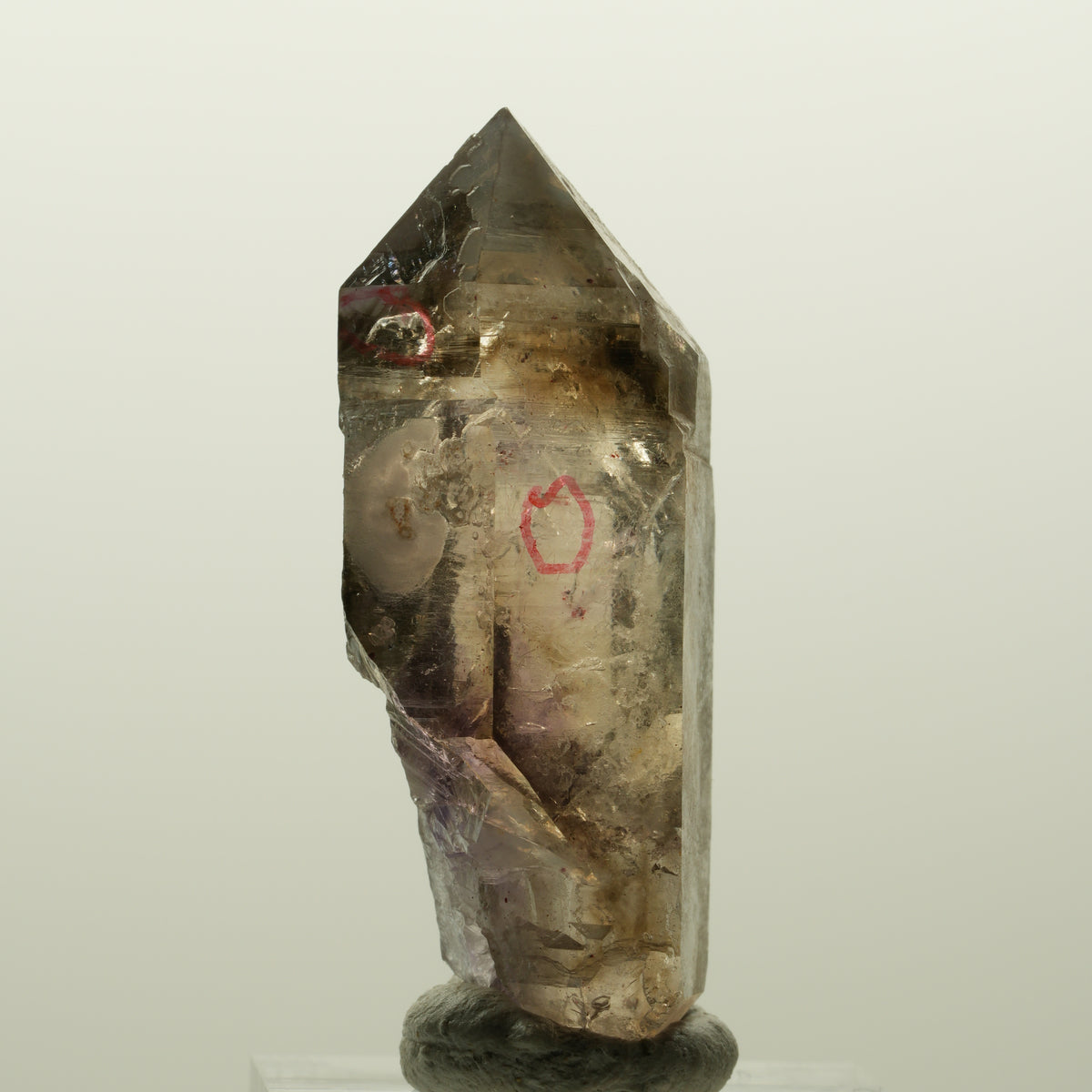 Enhydro Skelett Phantom Amethyst Doppelender Zepter, 3x Blase Goboboseb Namibia 47*21*17mm #15024