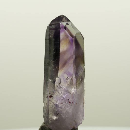 Harlekin Lemurian Phantom Amethyst Streep Mine, Goboboseb, Namibia 46*15*15mm #15025