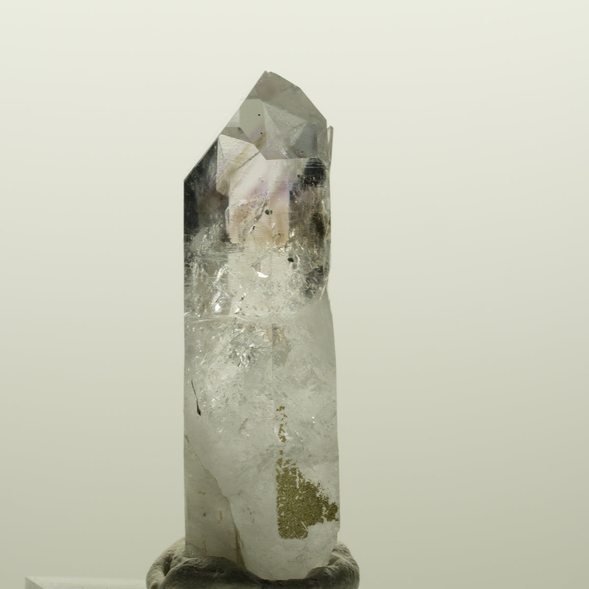Lemurian Phantom Amethyst mit Hämatit Streep Mine, Goboboseb, Namibia 45*16*13mm #15026