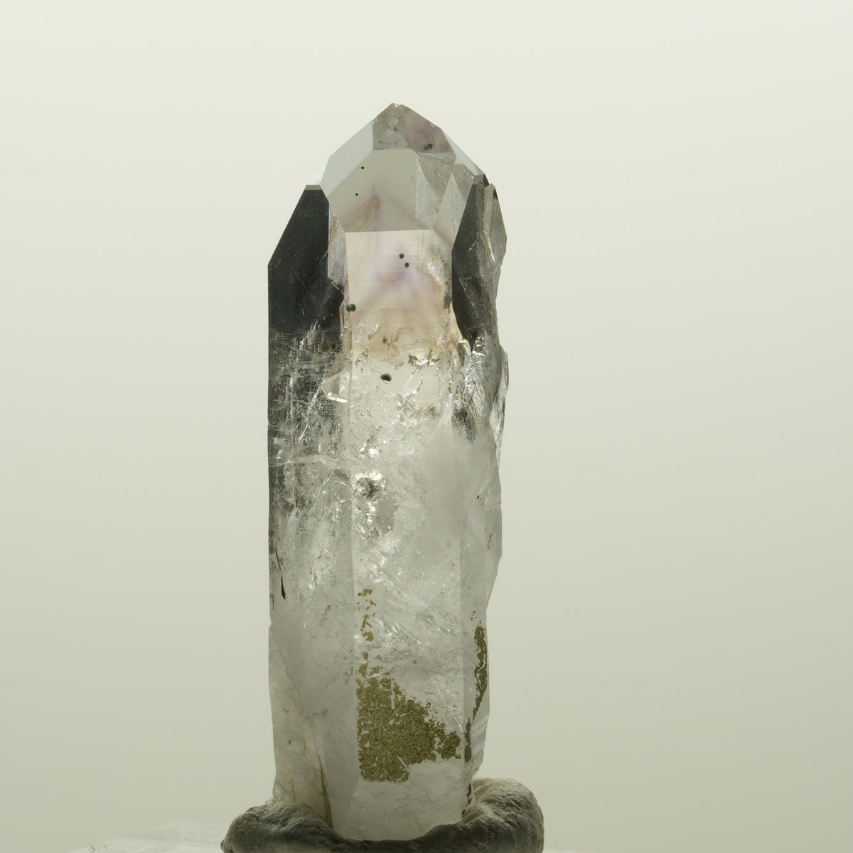 Lemurian Phantom Amethyst mit Hämatit Streep Mine, Goboboseb, Namibia 45*16*13mm #15026