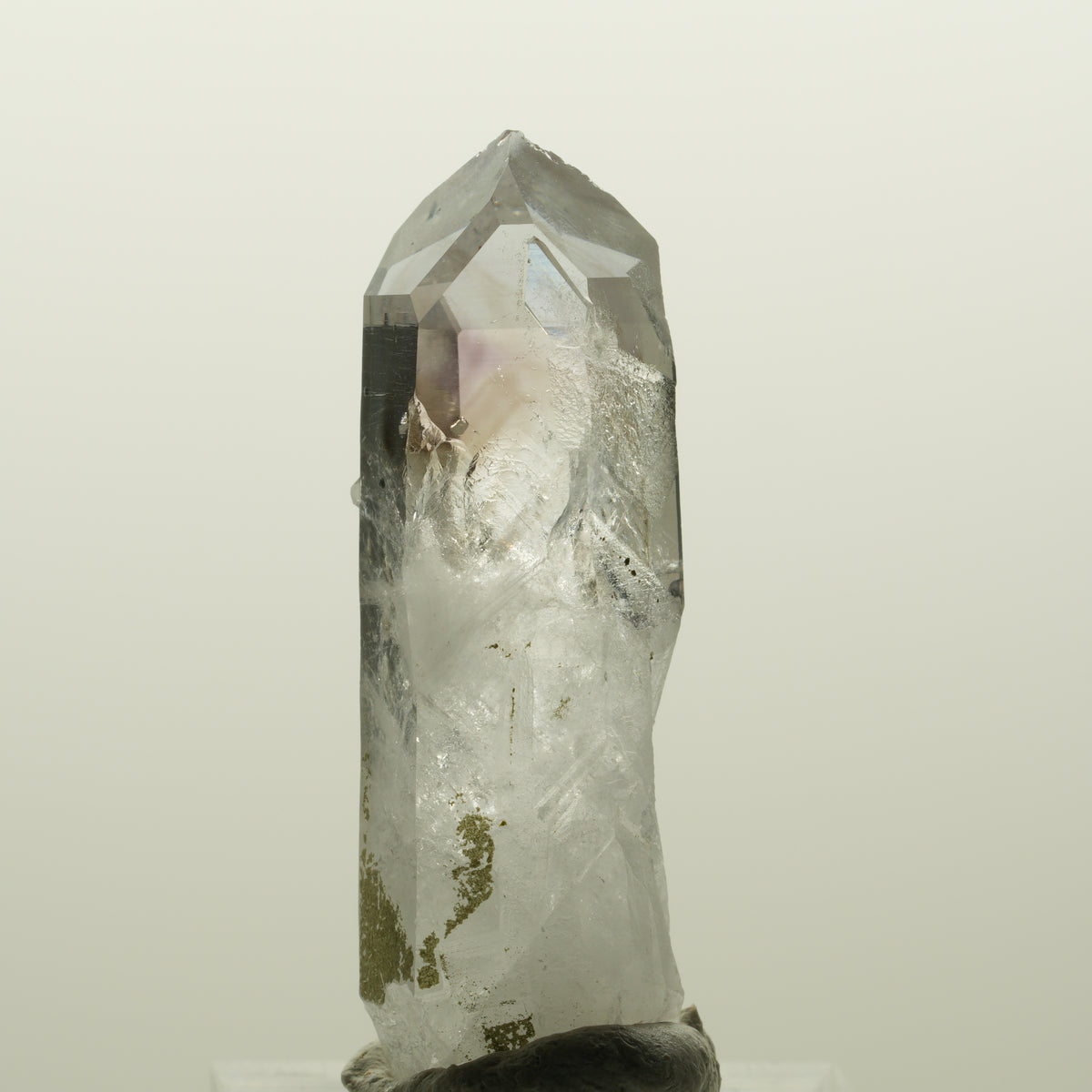 Lemurian Phantom Amethyst mit Hämatit Streep Mine, Goboboseb, Namibia 45*16*13mm #15026