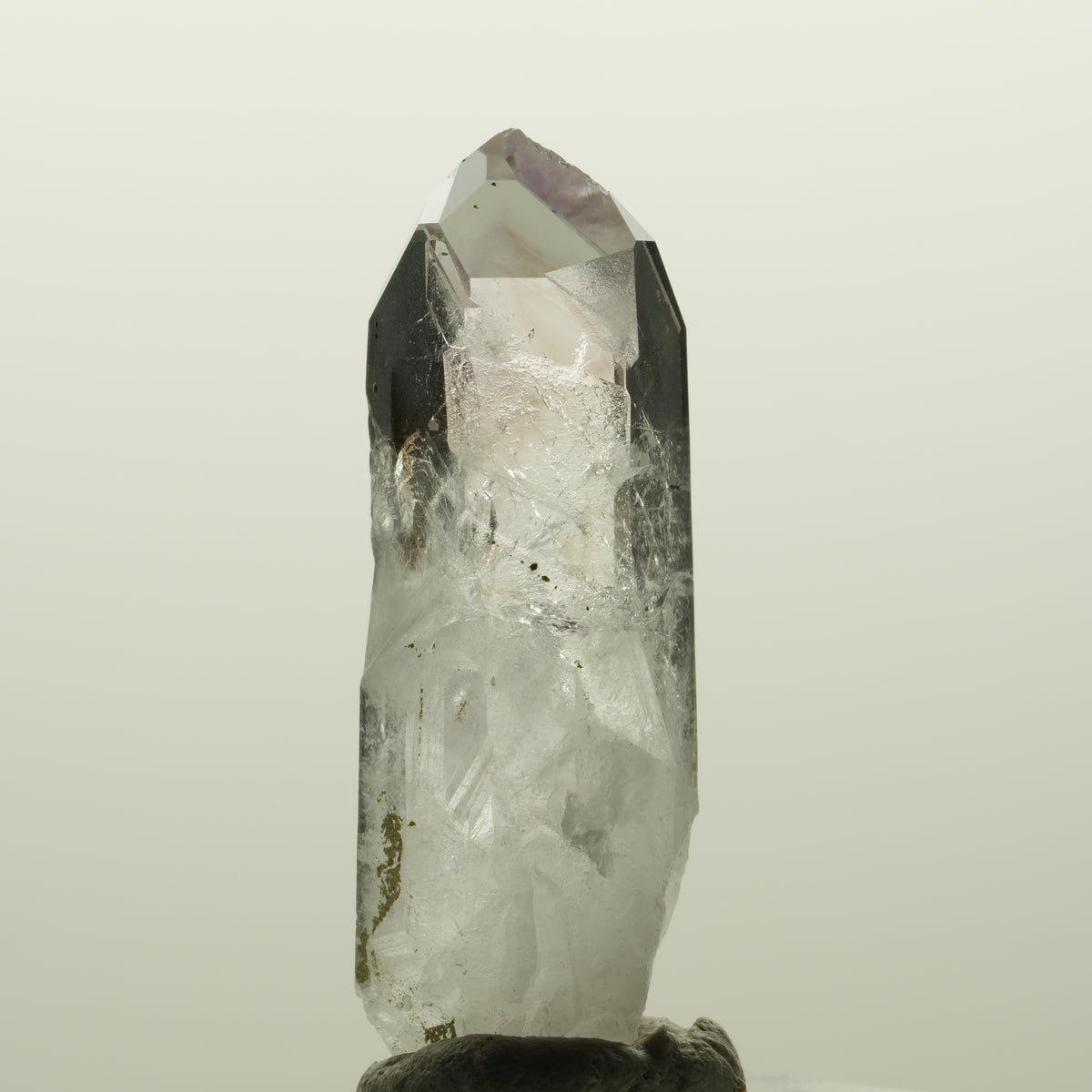 Lemurian Phantom Amethyst mit Hämatit Streep Mine, Goboboseb, Namibia 45*16*13mm #15026