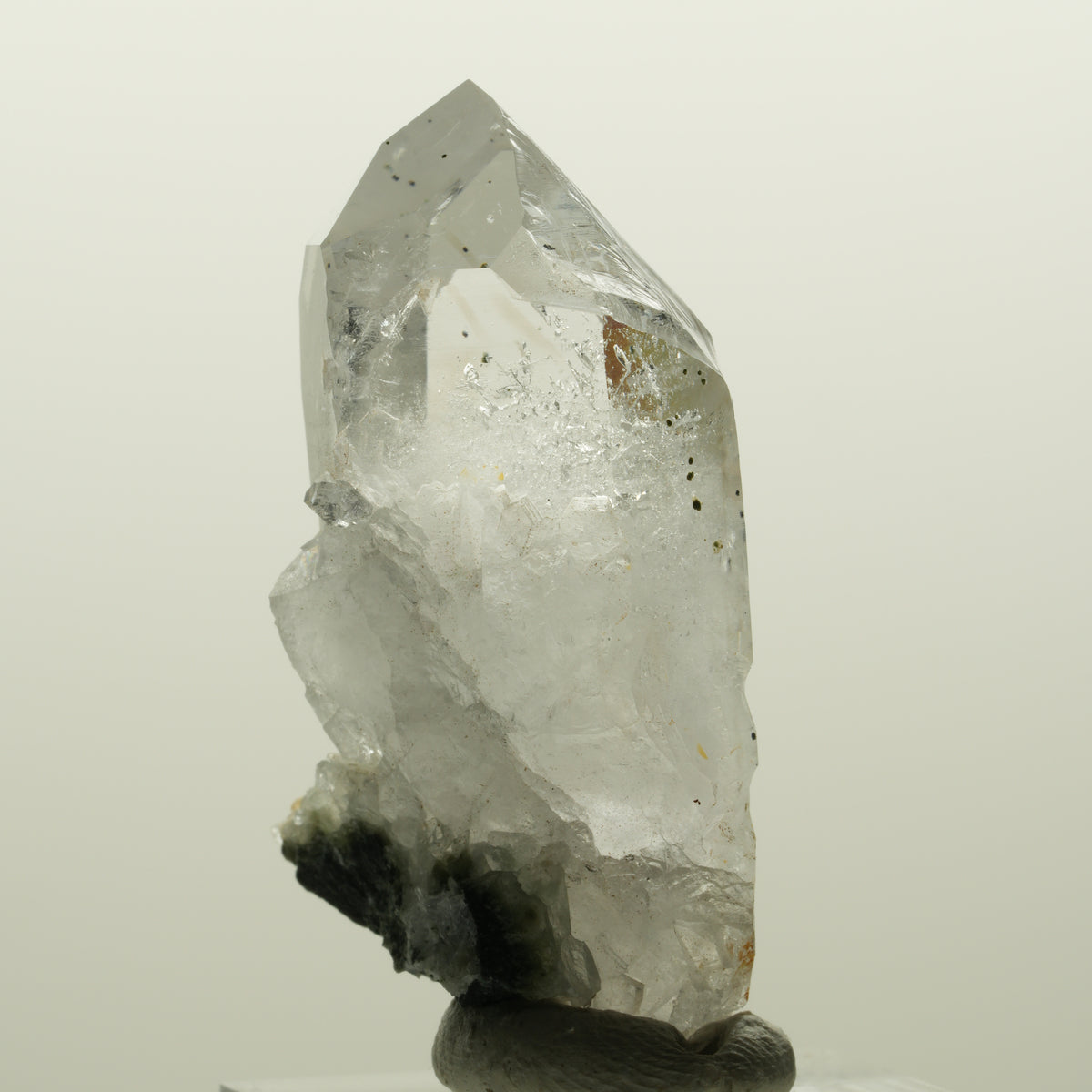 Harlekin Skelett Phantom Rauchquarz Spitze Goboboseb, Namibia 48*29*17mm #15028