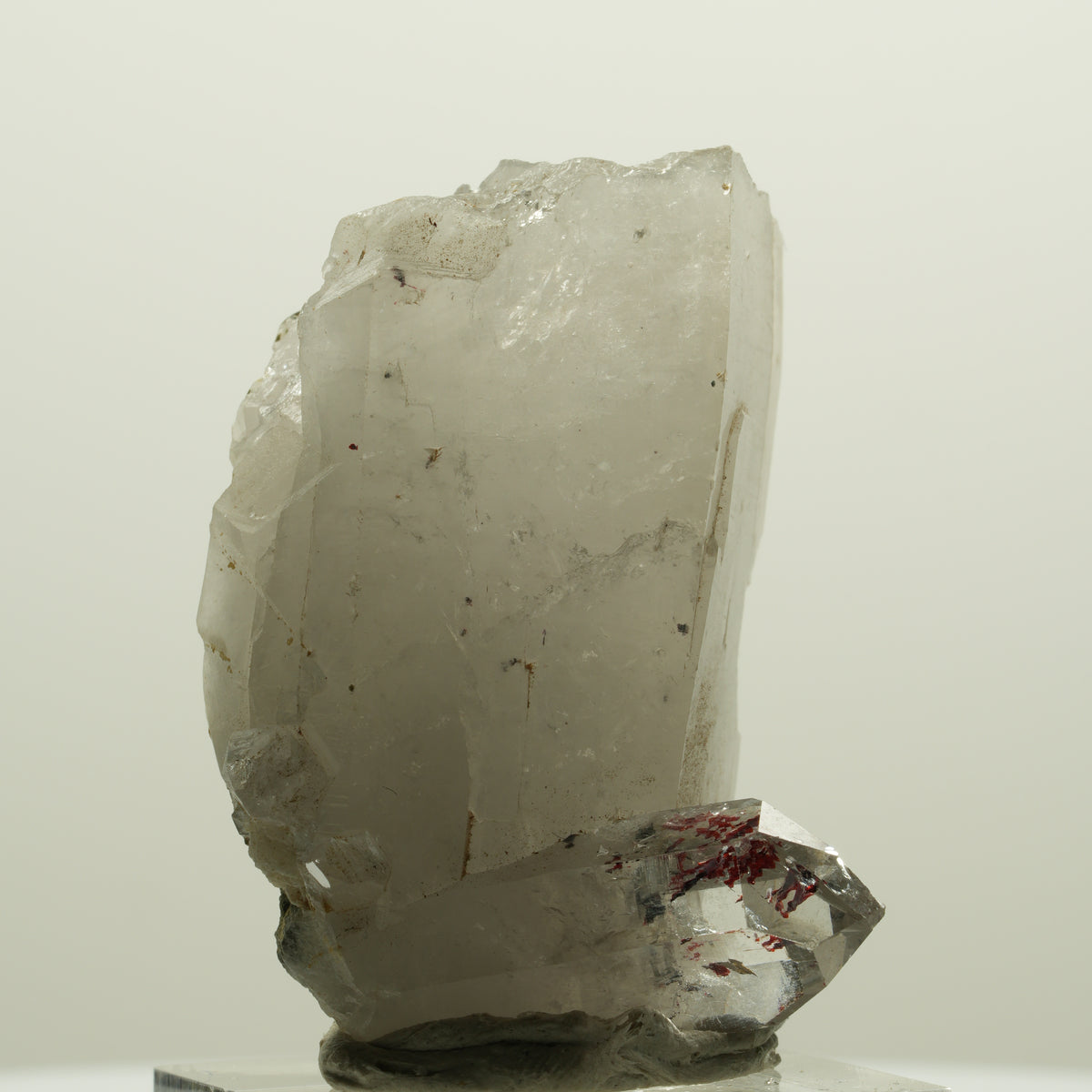 Harlekin Skelett Rauchquarz Spitzen Streep Mine, Goboboseb, Namibia 46*30*20mm #15031