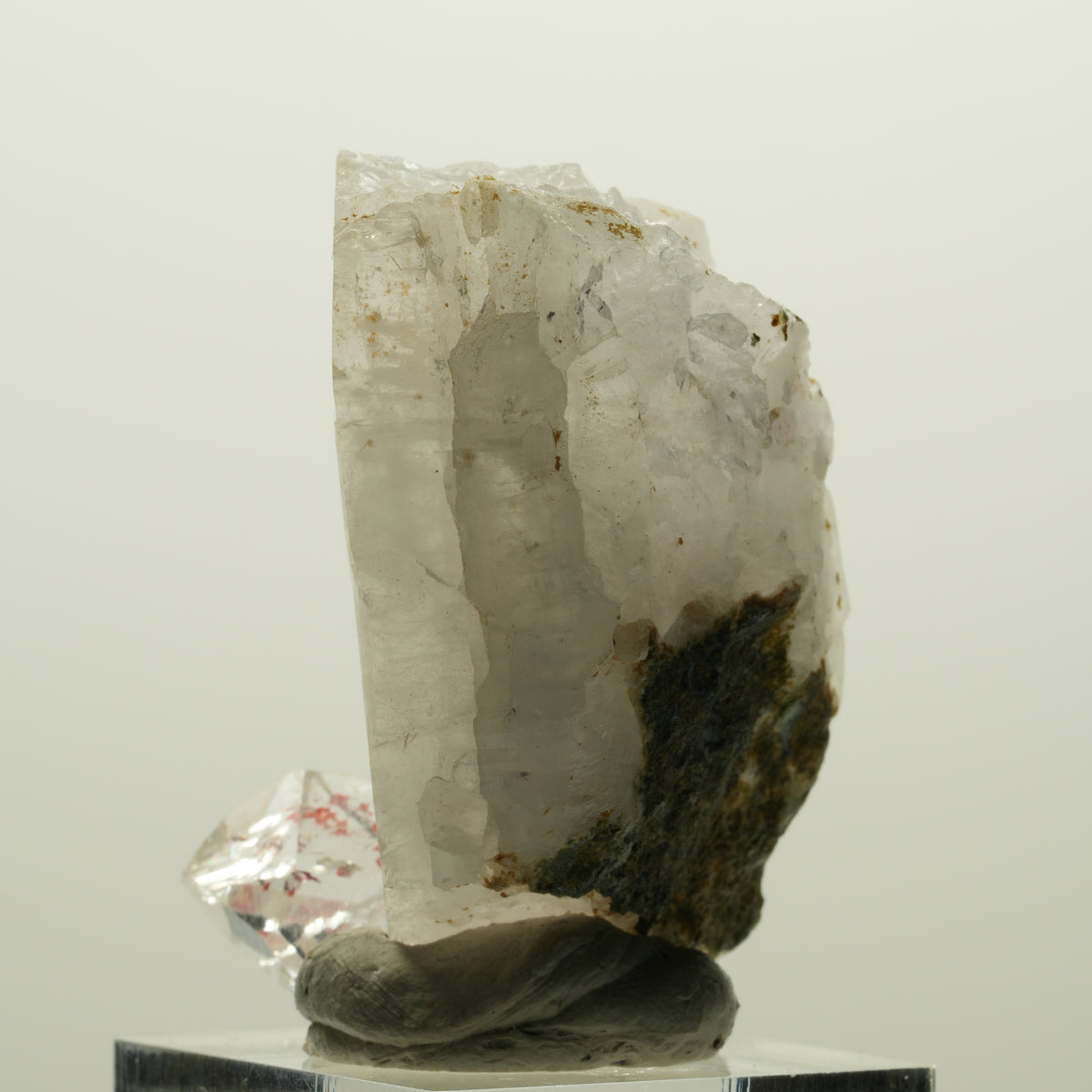 Harlekin Skelett Rauchquarz Spitzen Streep Mine, Goboboseb, Namibia 46*30*20mm #15031