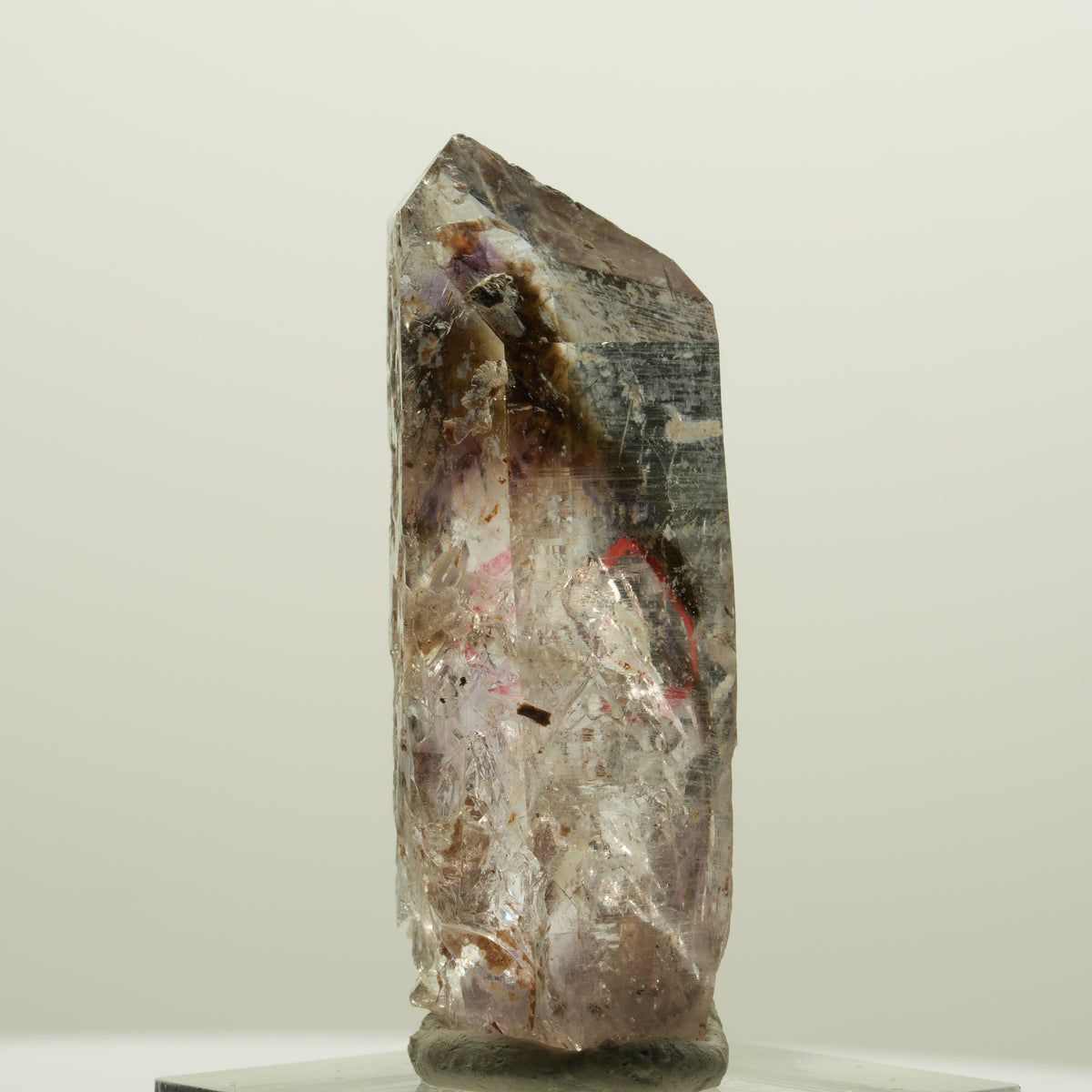 Enhydro Skelett Phantom Amethyst Spitze, große Blase Streep Mine, Namibia 46*18*14mm #15032