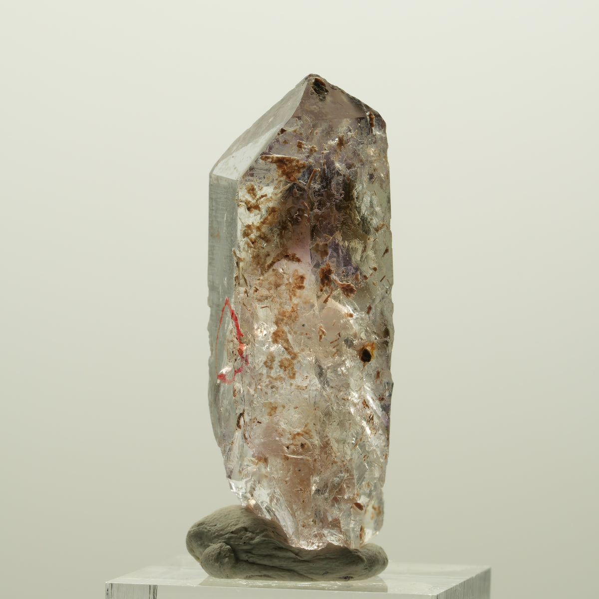 Enhydro Skelett Phantom Amethyst Spitze, große Blase Streep Mine, Namibia 46*18*14mm #15032