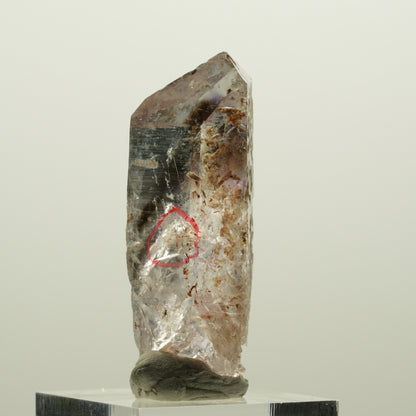 Enhydro Skelett Phantom Amethyst Spitze, große Blase Streep Mine, Namibia 46*18*14mm #15032