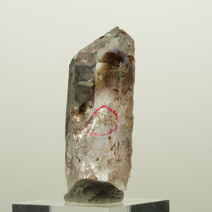Enhydro Skelett Phantom Amethyst Spitze, große Blase Streep Mine, Namibia 46*18*14mm #15032