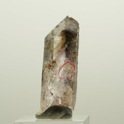 Enhydro Skelett Phantom Amethyst Spitze, große Blase Streep Mine, Namibia 46*18*14mm #15032