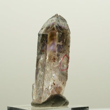 Enhydro Skelett Phantom Amethyst Spitze, große Blase Streep Mine, Namibia 46*18*14mm #15032