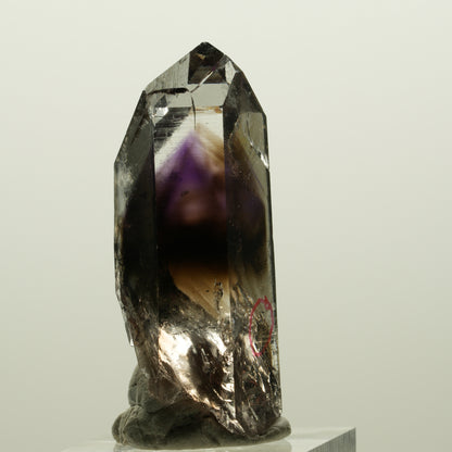 Enhydro Lemurian Phantom Amethyst, Analcim, 1x Blase Streep Mine, Namibia 47*19*17mm #15033
