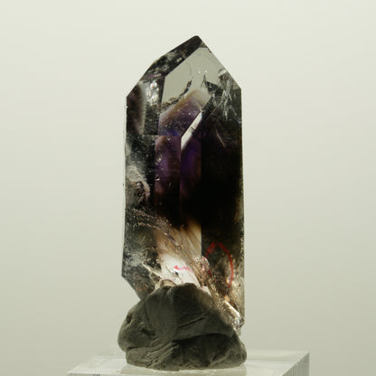 Enhydro Lemurian Phantom Amethyst, Analcim, 1x Blase Streep Mine, Namibia 47*19*17mm #15033