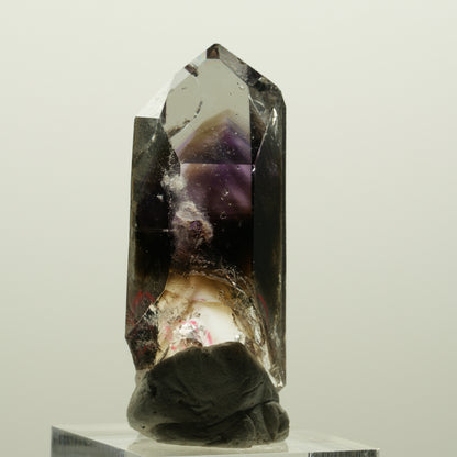 Enhydro Lemurian Phantom Amethyst, Analcim, 1x Blase Streep Mine, Namibia 47*19*17mm #15033