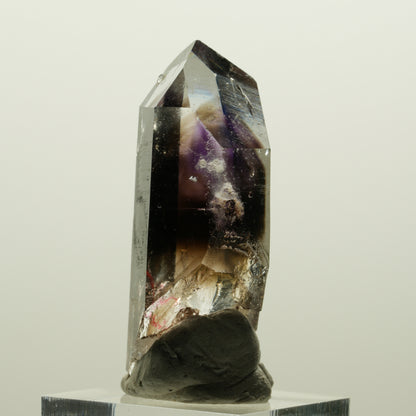 Enhydro Lemurian Phantom Amethyst, Analcim, 1x Blase Streep Mine, Namibia 47*19*17mm #15033