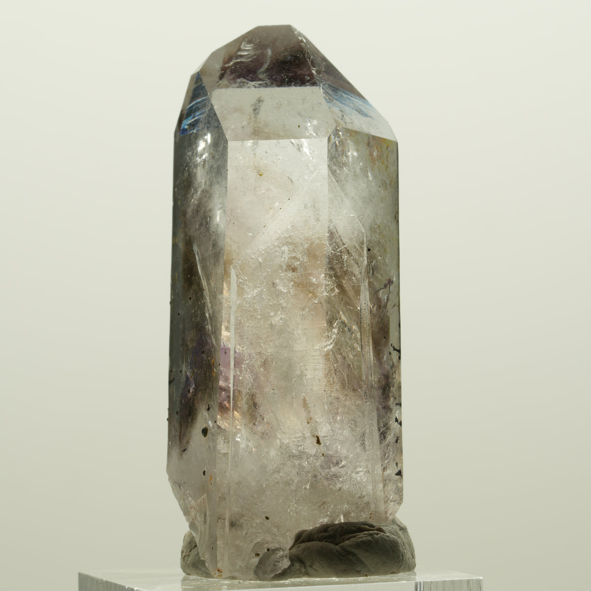 Harlekin Lemurian Phantom Amethyst mit Epidot Streep Mine, Namibia 54*20*18mm #15034
