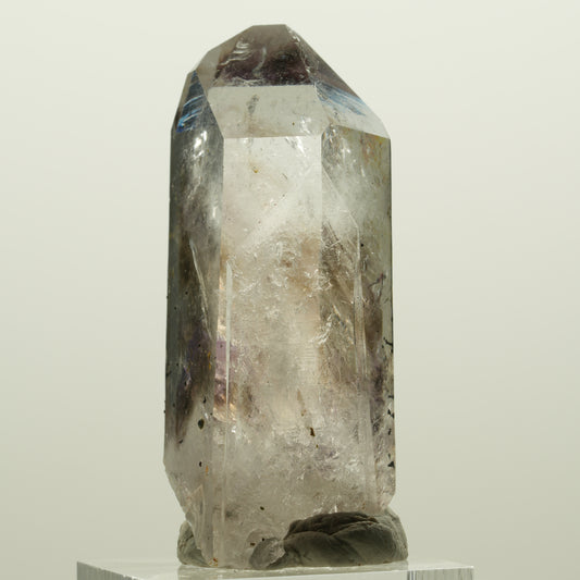 Harlekin Lemurian Phantom Amethyst mit Epidot Streep Mine, Namibia 54*20*18mm #15034