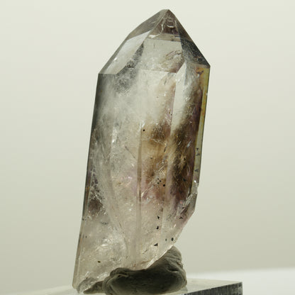 Harlekin Lemurian Phantom Amethyst mit Epidot Streep Mine, Namibia 54*20*18mm #15034