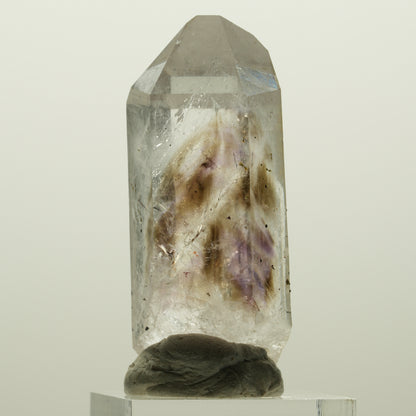 Harlekin Lemurian Phantom Amethyst mit Epidot Streep Mine, Namibia 54*20*18mm #15034