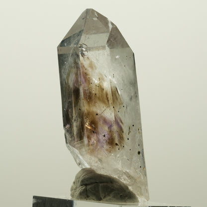 Harlekin Lemurian Phantom Amethyst mit Epidot Streep Mine, Namibia 54*20*18mm #15034