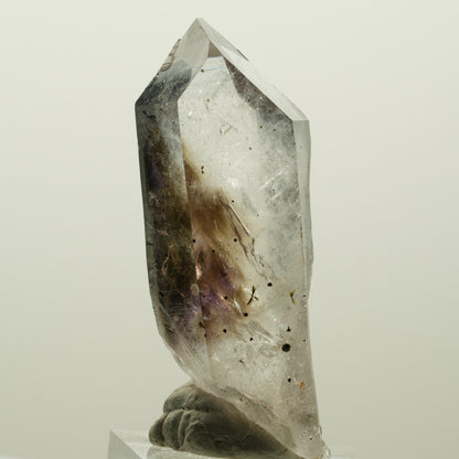 Harlekin Lemurian Phantom Amethyst mit Epidot Streep Mine, Namibia 54*20*18mm #15034