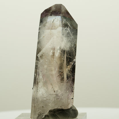 Harlekin Lemurian Phantom Amethyst mit Epidot Streep Mine, Namibia 54*20*18mm #15034