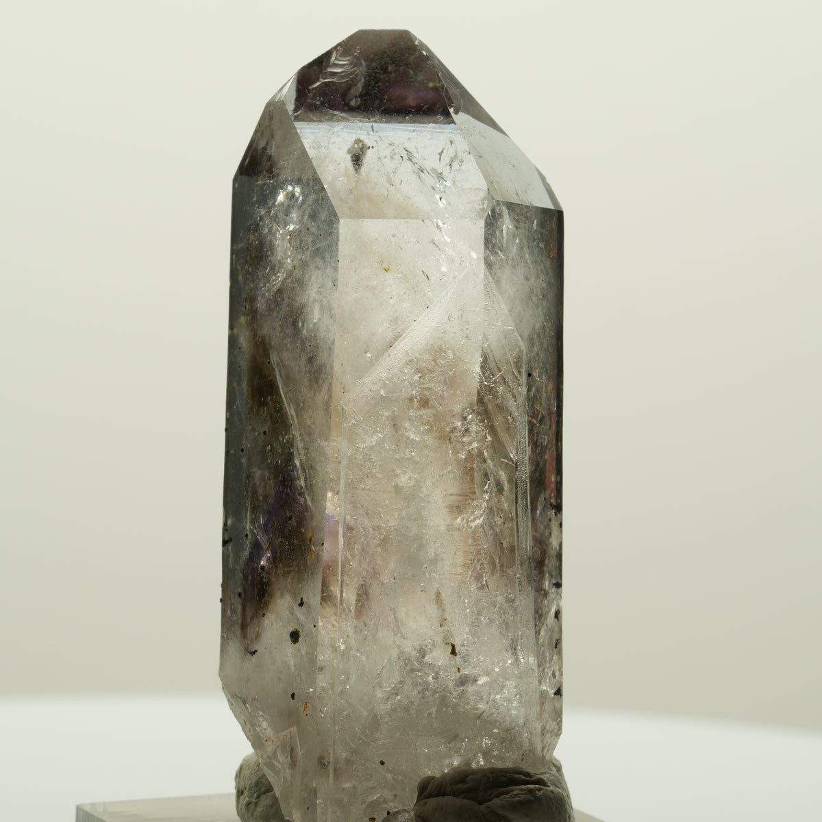 Harlekin Lemurian Phantom Amethyst mit Epidot Streep Mine, Namibia 54*20*18mm #15034