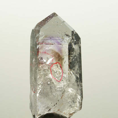 Enhydro Lemurian Phantom Amethyst, Analcim, Epidot 3x Blase Streep Mine Namibia 49*23*19mm #15036