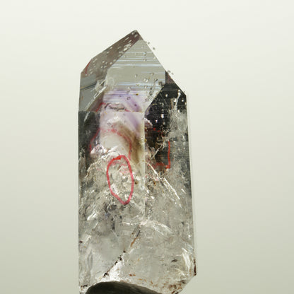 Enhydro Lemurian Phantom Amethyst, Analcim, Epidot 3x Blase Streep Mine Namibia 49*23*19mm #15036