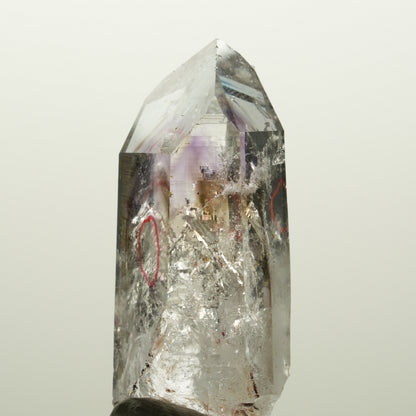 Enhydro Lemurian Phantom Amethyst, Analcim, Epidot 3x Blase Streep Mine Namibia 49*23*19mm #15036