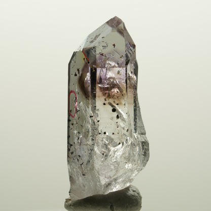 Enhydro Harlekin Lemurian Phantom Amethyst, 2x Blase Streep Mine Namibia 45*23*16mm #15037