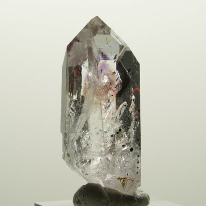 Enhydro Harlekin Lemurian Phantom Amethyst, 2x Blase Streep Mine Namibia 45*23*16mm #15037