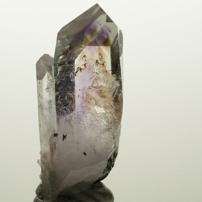 Enhydro Harlekin Skelett Phantom Amethyst Analcim, 1x Blase Streep Mine Namibia 57*26*21mm #15038