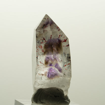 Harlekin Skelett Phantom Amethyst Spitze Streep Mine, Namibia 48*23*17mm #15039