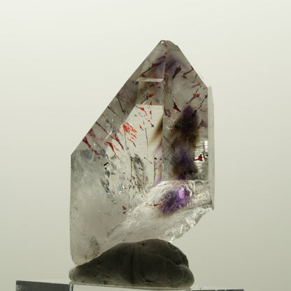 Harlekin Skelett Phantom Amethyst Spitze Streep Mine, Namibia 48*23*17mm #15039