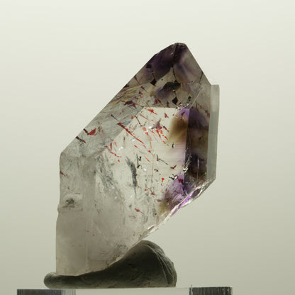Harlekin Skelett Phantom Amethyst Spitze Streep Mine, Namibia 48*23*17mm #15039